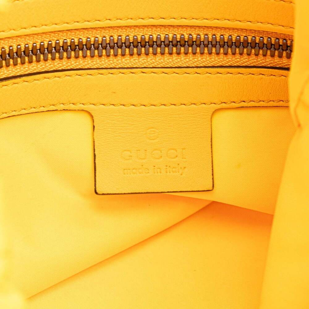 GUCCI Authentic Blue Leather Backpack - Picture 8 of 10
